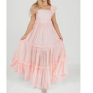 Worth Collective Tulle Maxi Dress size medium